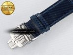 Jaeger Lecoultre Reverso Tribute Duoface Small Seconds SS MGF Best Edition Blue Dial on Blue Leather Strap A854A - Görsel 22