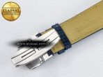 Jaeger Lecoultre Reverso Tribute Duoface Small Seconds SS MGF Best Edition Blue Dial on Blue Leather Strap A854A - Görsel 23