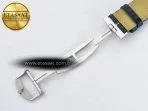 Jaeger Lecoultre Reverso Tribute Duoface Small Seconds SS MGF Best Edition Blue Dial on Blue Leather Strap A854A - Görsel 27