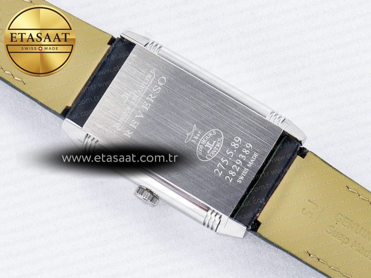 Jaeger Lecoultre Reverso Tribute Duoface Small Seconds SS MGF Best Edition Green Dial on Green Leather Strap A854A - Görsel 20