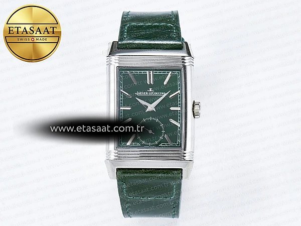 Jaeger-LeCoultre Reverso Tribute Duoface Küçük V5 Eta Saat - 1:1 Süper Klon Replika Saat