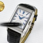 Jaeger Lecoultre Reverso Tribute Duoface Small Seconds SS MGF Best Edition White Dial on Black Leather Strap A854A