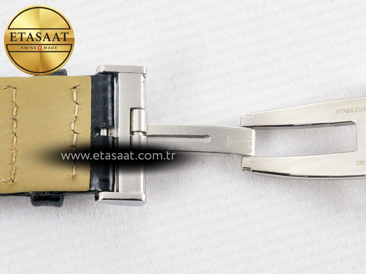 Jaeger Lecoultre Reverso Tribute Duoface Small Seconds SS MGF Best Edition White Dial on Black Leather Strap A854A - Görsel 26