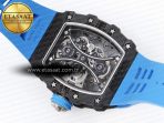 Richard Mille RM 53-01 Blue Rubber Strap - Görsel 16