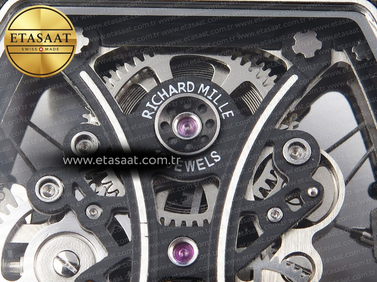 Richard Mille RM 53-01 Blue Rubber Strap - Görsel 19