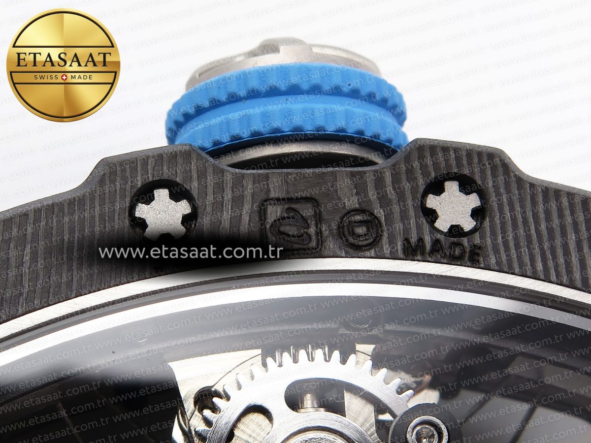 Richard Mille RM 53-01 Blue Rubber Strap - Görsel 21