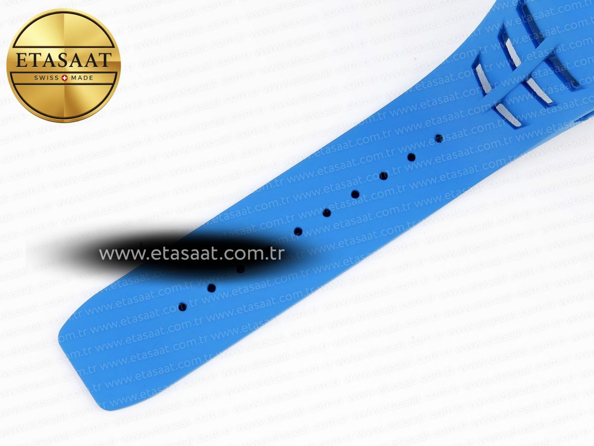Richard Mille RM 53-01 Blue Rubber Strap - Görsel 24