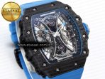 Richard Mille RM 53-01 Blue Rubber Strap - Görsel 5