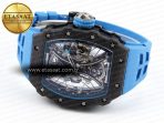 Richard Mille RM 53-01 Blue Rubber Strap - Görsel 7