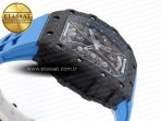Richard Mille RM 53-01 Blue Rubber Strap - Görsel 9