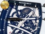 Richard Mille RM 61-01 Yohan Blake White NTPT ZF 1:1 Best Edition on Black Rubber Strap RMUL2 Super Clone - Görsel 10