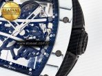 Richard Mille RM 61-01 Yohan Blake White NTPT ZF 1:1 Best Edition on Black Rubber Strap RMUL2 Super Clone - Görsel 11