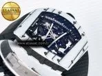 Richard Mille RM 61-01 Yohan Blake White NTPT ZF 1:1 Best Edition on Black Rubber Strap RMUL2 Super Clone - Görsel 7