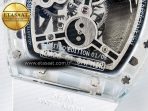 Richard Mille RM026 Transparent Tourbillon RMF Best Edition Panda Skeleton Dial on Translucent Rubber Strap - Görsel 20