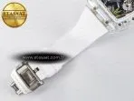 Richard Mille RM026 Transparent Tourbillon RMF Best Edition Panda Skeleton Dial on Translucent Rubber Strap - Görsel 22