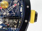 Richard Mille RM035-02 Black Ceramic SONIC Best Edition Skeleton Dial on Black Rubber Strap Clone RMUL1 - Görsel 12