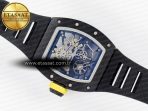 Richard Mille RM035-02 Black Ceramic SONIC Best Edition Skeleton Dial on Black Rubber Strap Clone RMUL1 - Görsel 18