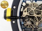 Richard Mille RM035-02 Black Ceramic SONIC Best Edition Skeleton Dial on Black Rubber Strap Clone RMUL1 - Görsel 19