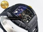 Richard Mille RM035-02 Black Ceramic SONIC Best Edition Skeleton Dial on Black Rubber Strap Clone RMUL1 - Görsel 7