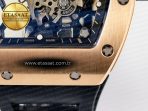 Richard Mille RM035-02 RG SONIC Best Edition Skeleton Dial on Black Rubber Strap Clone RMUL1 - Görsel 14