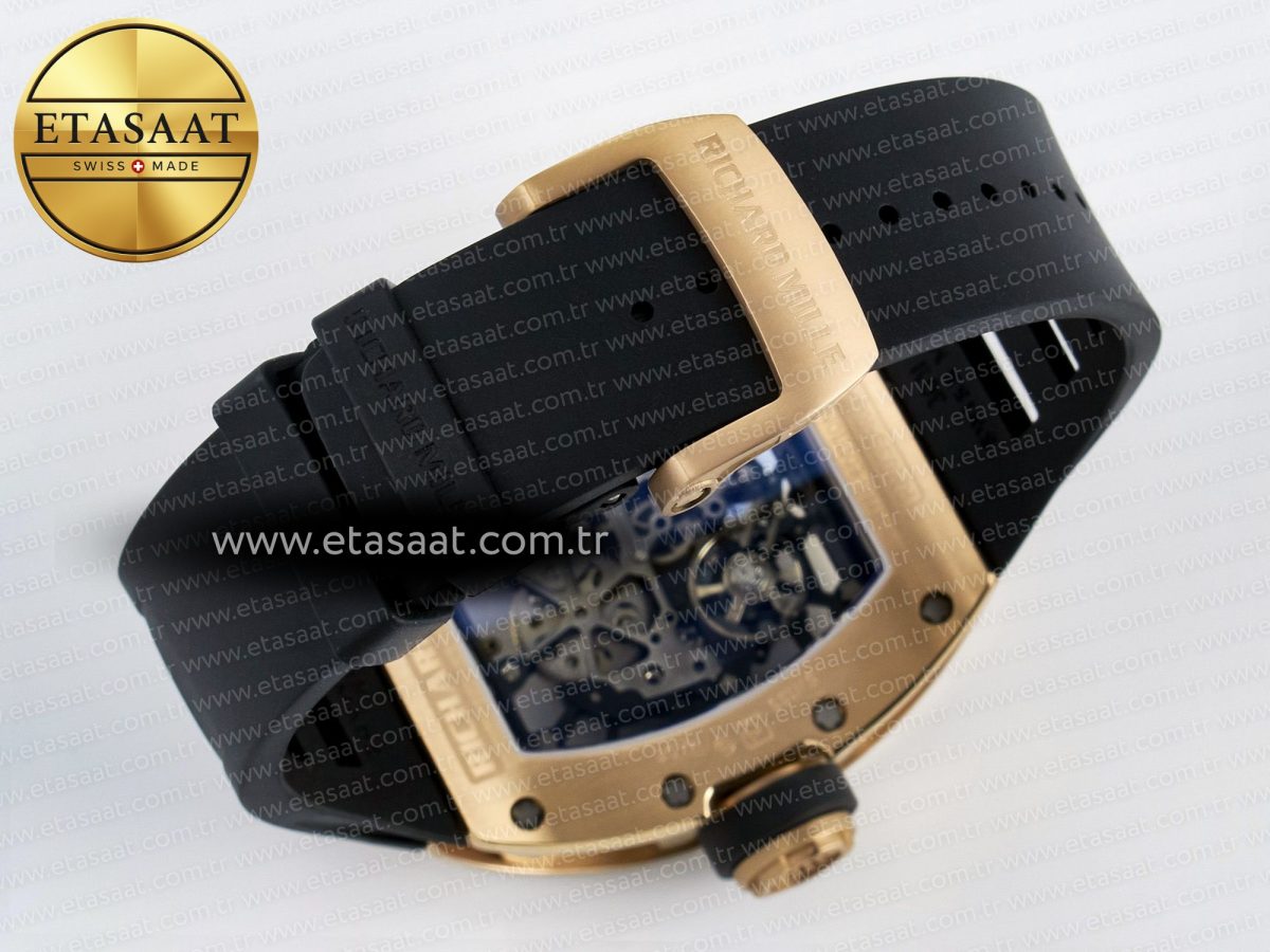 Richard Mille RM035-02 RG SONIC Best Edition Skeleton Dial on Black Rubber Strap Clone RMUL1 - Görsel 17
