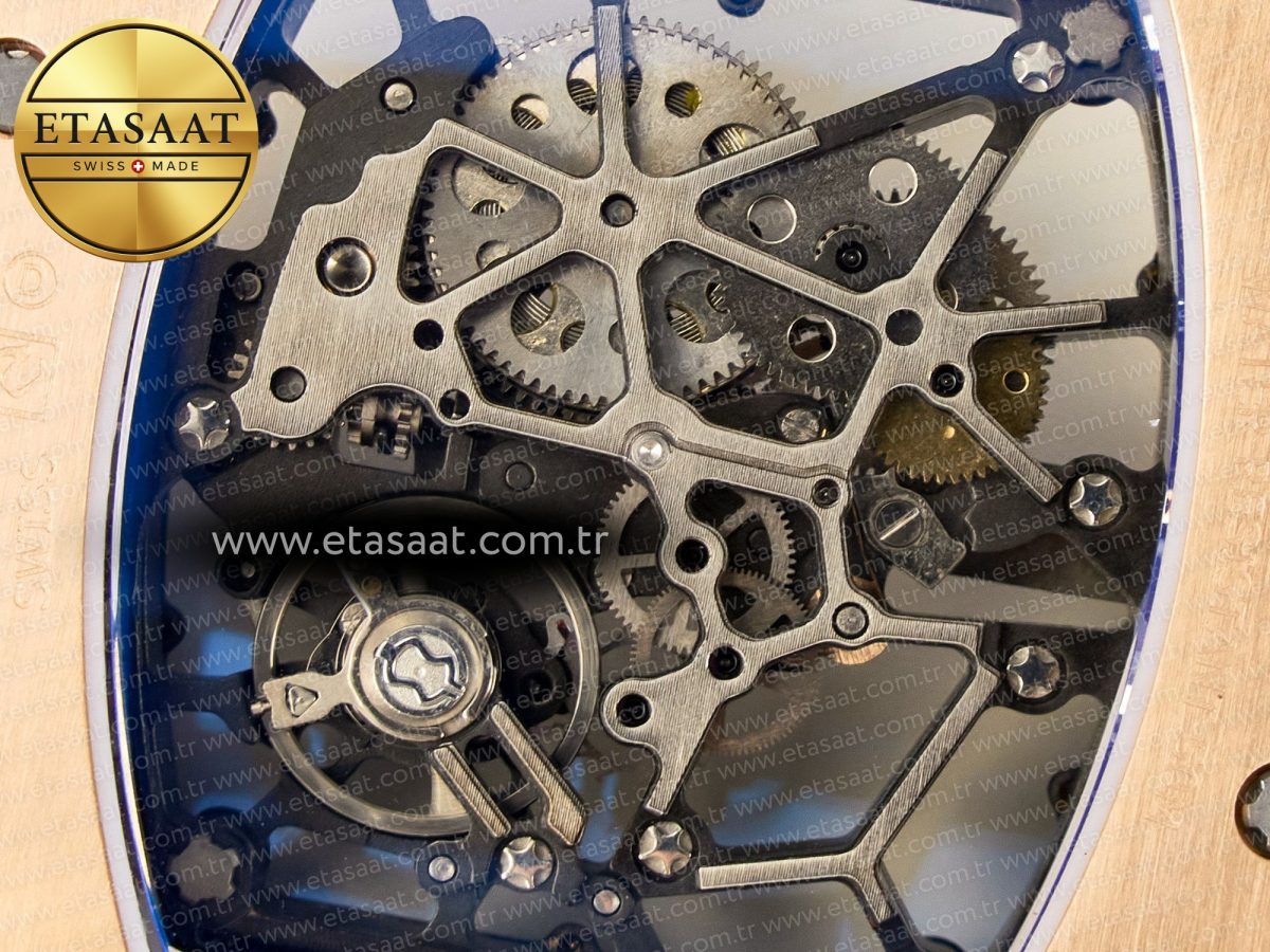 Richard Mille RM035-02 RG SONIC Best Edition Skeleton Dial on Black Rubber Strap Clone RMUL1 - Görsel 20