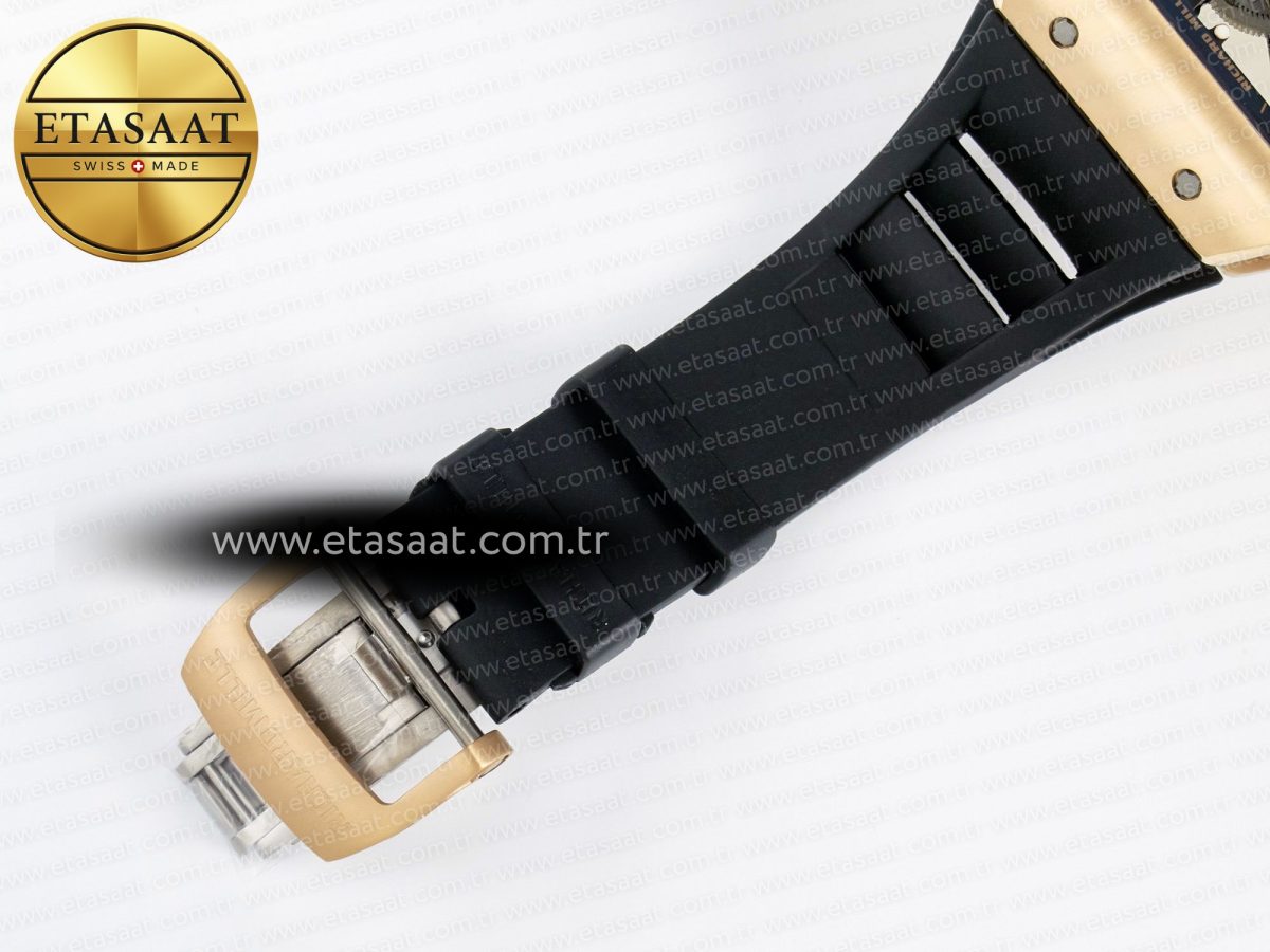 Richard Mille RM035-02 RG SONIC Best Edition Skeleton Dial on Black Rubber Strap Clone RMUL1 - Görsel 23