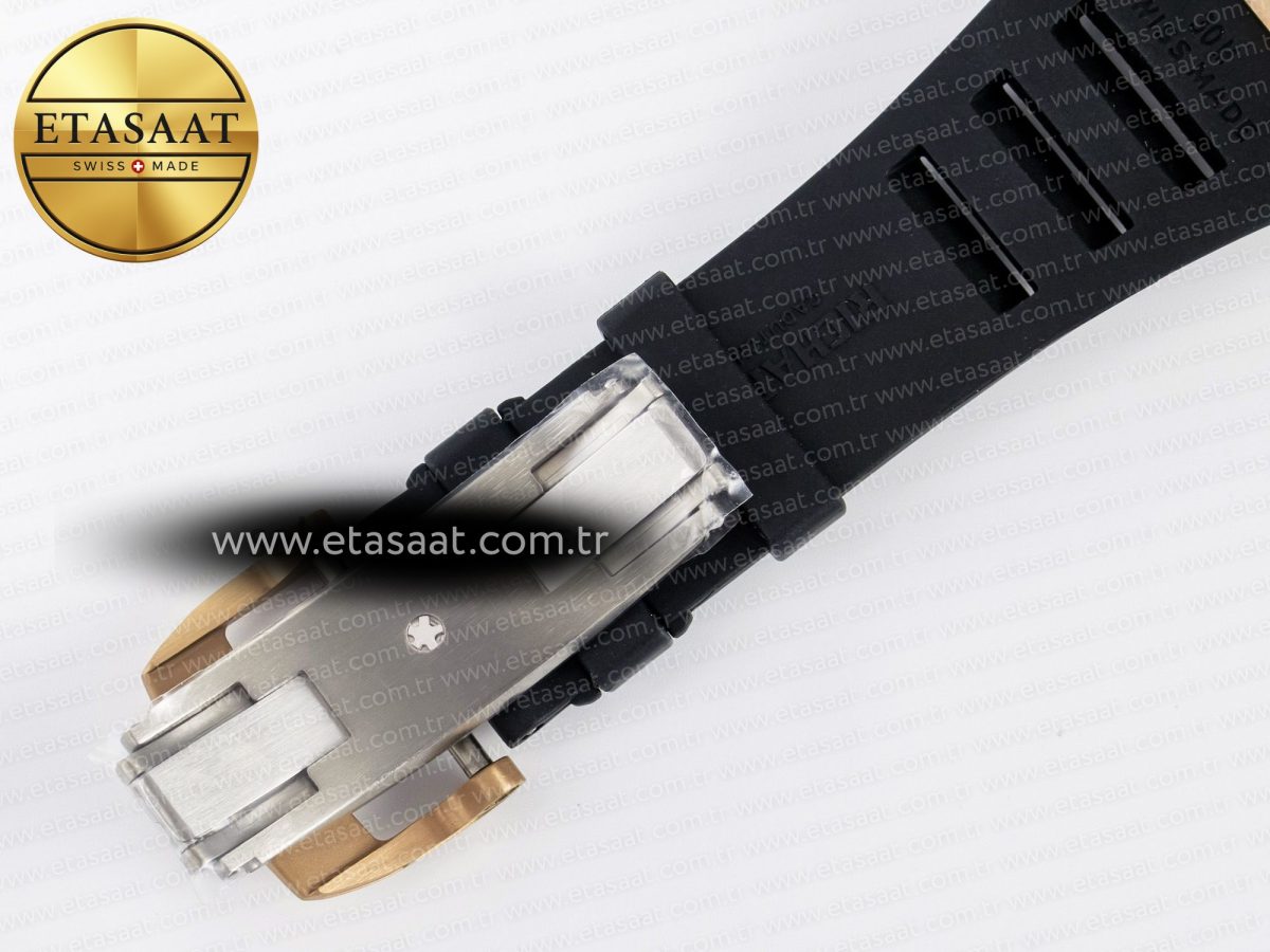 Richard Mille RM035-02 RG SONIC Best Edition Skeleton Dial on Black Rubber Strap Clone RMUL1 - Görsel 25
