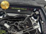 Richard Mille RM035 Carbon SONIC Best Edition Skeleton Dial on Black Rubber Strap Clone RMUL2 V2 - Görsel 10