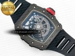 Richard Mille RM035 Carbon SONIC Best Edition Skeleton Dial on Black Rubber Strap Clone RMUL2 V2 - Görsel 18