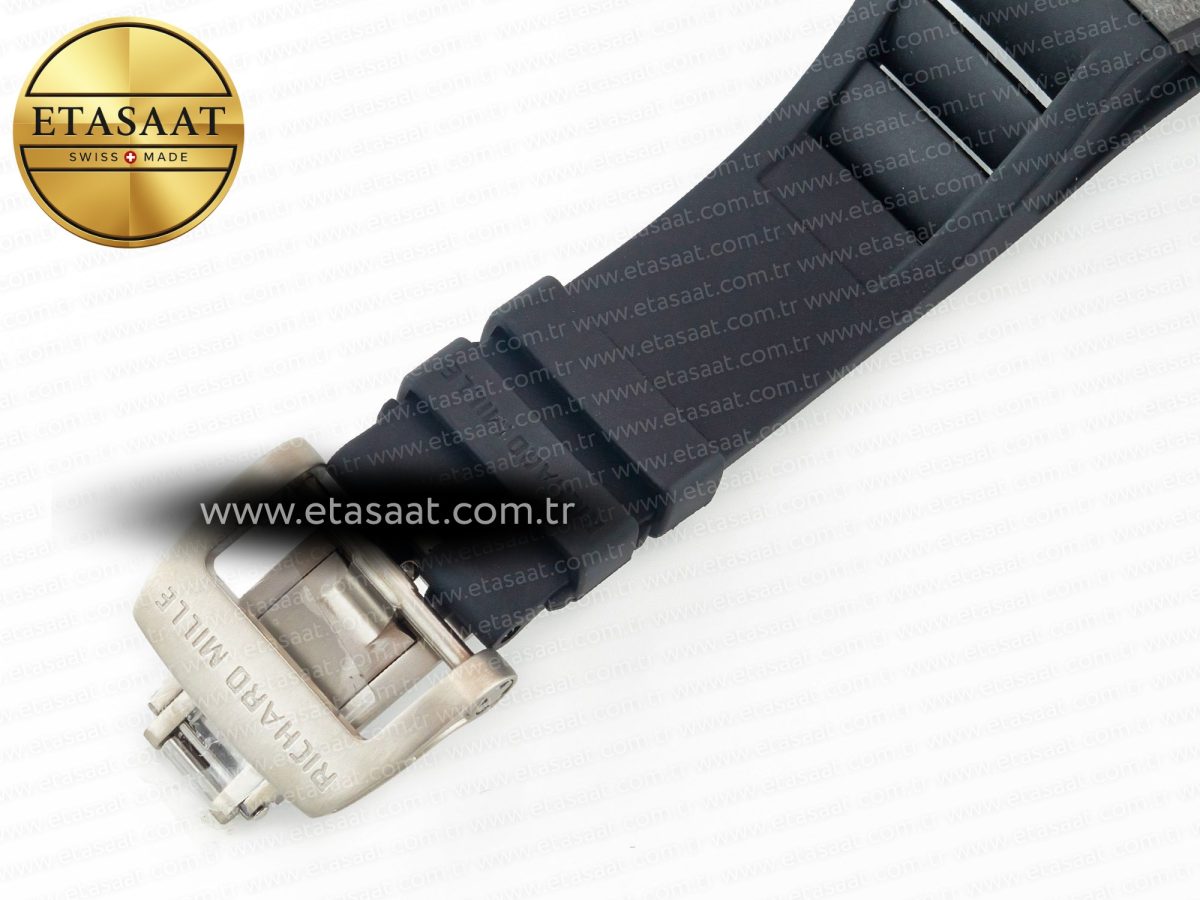 Richard Mille RM035 Carbon SONIC Best Edition Skeleton Dial on Black Rubber Strap Clone RMUL2 V2 - Görsel 23
