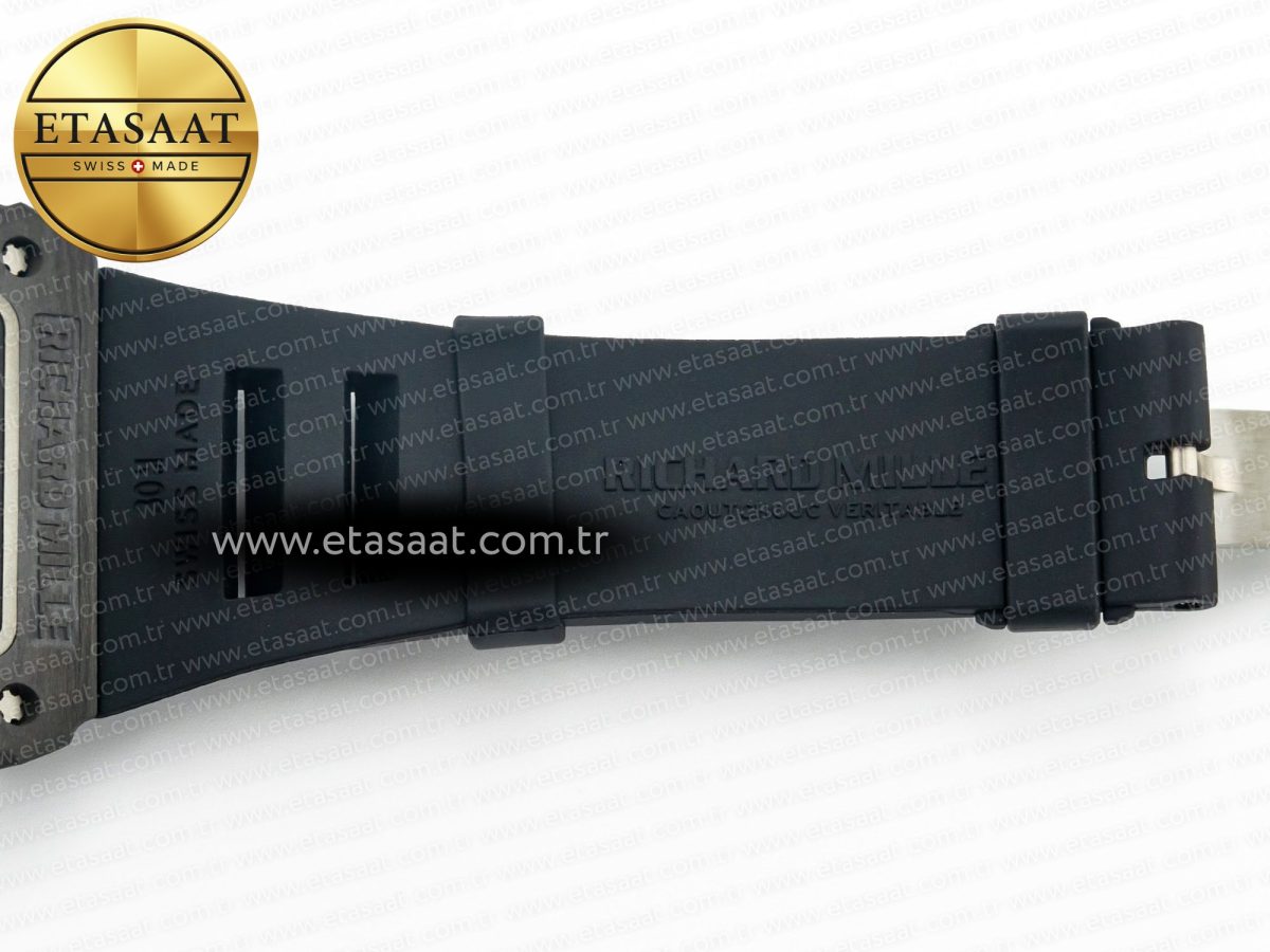 Richard Mille RM035 Carbon SONIC Best Edition Skeleton Dial on Black Rubber Strap Clone RMUL2 V2 - Görsel 25