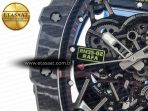 Richard Mille RM035 Carbon SONIC Best Edition Skeleton Dial on Blue Rubber Strap Clone RMUL2 V2 - Görsel 13