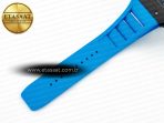 Richard Mille RM035 Carbon SONIC Best Edition Skeleton Dial on Blue Rubber Strap Clone RMUL2 V2 - Görsel 21