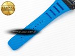 Richard Mille RM035 Carbon SONIC Best Edition Skeleton Dial on Blue Rubber Strap Clone RMUL2 V2 - Görsel 22