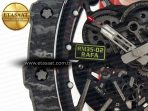 Richard Mille RM035 Carbon SONIC Best Edition Skeleton Dial on Red Rubber Strap Clone RMUL2 V2 - Görsel 12