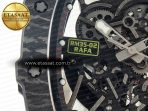 Richard Mille RM035 Carbon SONIC Best Edition Skeleton Dial on White Rubber Strap Clone RMUL2 V2 - Görsel 11