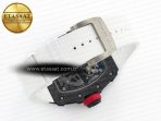 Richard Mille RM035 Carbon SONIC Best Edition Skeleton Dial on White Rubber Strap Clone RMUL2 V2 - Görsel 16
