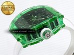 Richard Mille RM035 GREEN TRANSPARENT RMF - Görsel 8