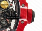 Richard Mille RM035 Red Carbon SONIC Best Edition Skeleton Dial on Red Rubber Strap Clone RMUL2 V2 - Görsel 13