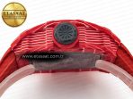 Richard Mille RM035 Red Carbon SONIC Best Edition Skeleton Dial on Red Rubber Strap Clone RMUL2 V2 - Görsel 16