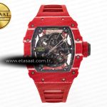 Richard Mille RM035 Kırmızı Karbon Sonic İskelet RMUL2 V2 Eta Saat - Görsel 3 - 1:1 Süper Klon Saat