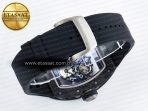 Richard Mille RM055 NTPT UOKF 1:1 Best Edition Black Inner Bezel Black Crown on Black Rubber Strap RMUL2 Super Clone - Görsel 16