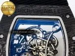 Richard Mille RM055 NTPT UOKF 1:1 Best Edition Black Inner Bezel Black Crown on Black Rubber Strap RMUL2 Super Clone - Görsel 18
