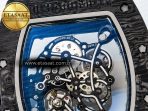 Richard Mille RM055 NTPT UOKF 1:1 Best Edition Blue Inner Bezel Black Crown on Blue Rubber Strap RMUL2 Super Clone - Görsel 17