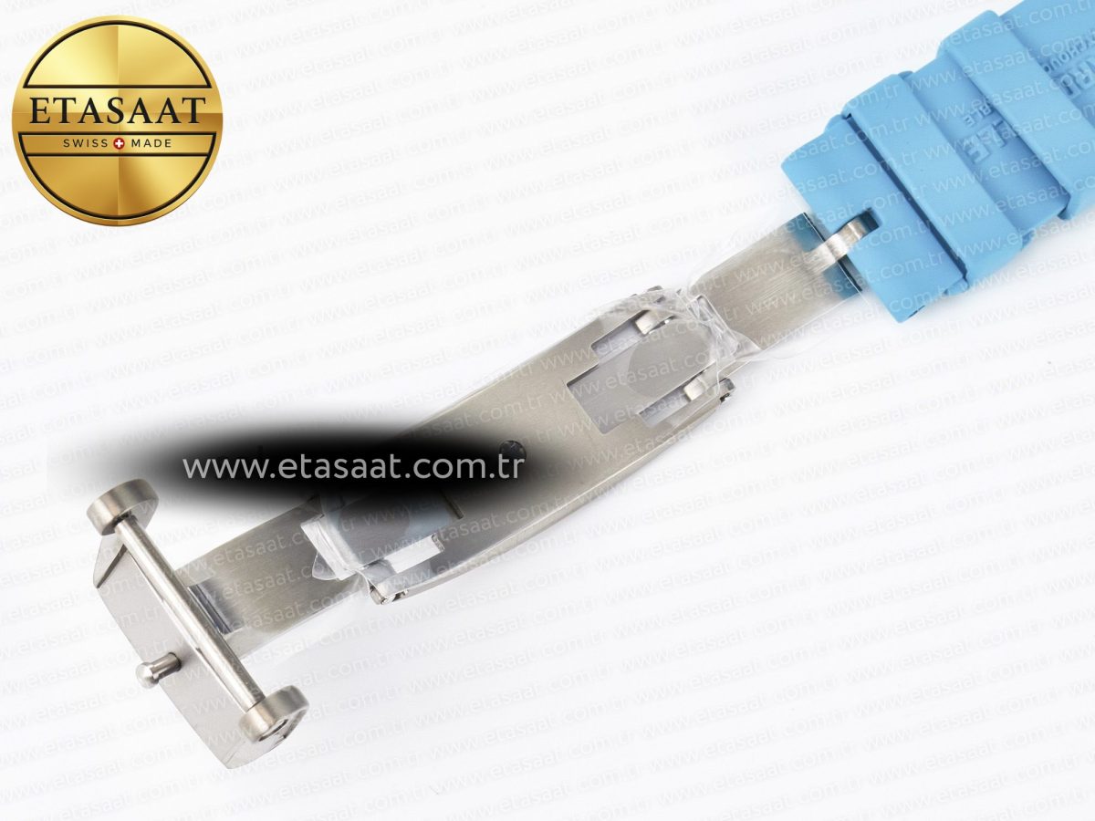 Richard Mille RM055 NTPT UOKF 1:1 Best Edition Blue Inner Bezel Black Crown on Blue Rubber Strap RMUL2 Super Clone - Görsel 22