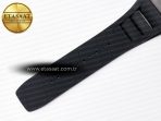 Richard Mille RM055 NTPT UOKF 1:1 Best Edition RG Inner Bezel Black Crown on Black Rubber Strap RMUL2 Super Clone - Görsel 19