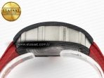 Richard Mille RM055 Ti/NTPT UOKF 1:1 Best Edition Black Inner Bezel Red Crown on Red Rubber Strap RMUL2 Super Clone - Görsel 13