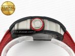 Richard Mille RM055 Ti/NTPT UOKF 1:1 Best Edition Black Inner Bezel Red Crown on Red Rubber Strap RMUL2 Super Clone - Görsel 14