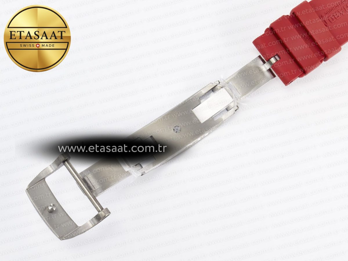 Richard Mille RM055 Ti/NTPT UOKF 1:1 Best Edition Black Inner Bezel Red Crown on Red Rubber Strap RMUL2 Super Clone - Görsel 22